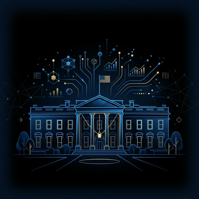 White House backdrop